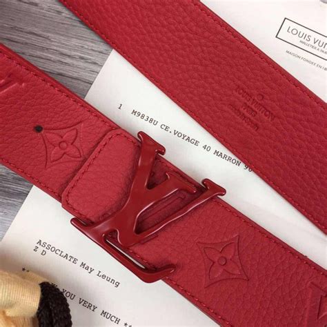 lv belt red|louis vuitton liberty belt.